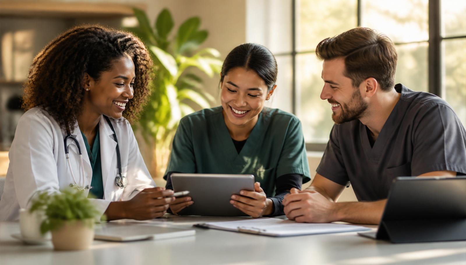 Health insurance guidance at a Miami clinic
